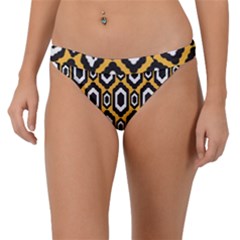 Decorative Pattern Band Bikini Bottom