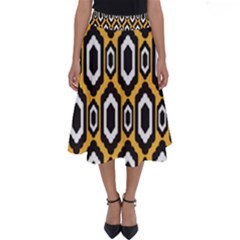 Decorative Pattern Perfect Length Midi Skirt