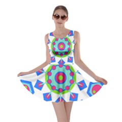 Mandala Geometric Design Pattern Skater Dress by Pakrebo