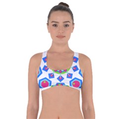 Mandala Geometric Design Pattern Got No Strings Sports Bra by Pakrebo