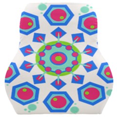 Mandala Geometric Design Pattern Car Seat Back Cushion 