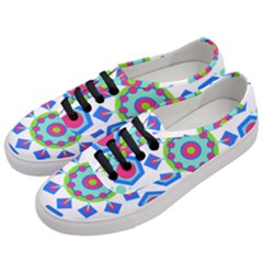 Mandala Geometric Design Pattern Women s Classic Low Top Sneakers by Pakrebo