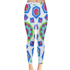 Mandala Geometric Design Pattern Inside Out Leggings