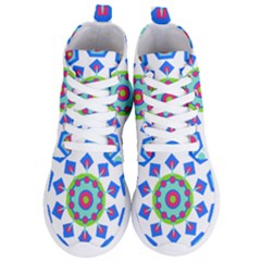 Mandala Geometric Design Pattern Women s Lightweight High Top Sneakers