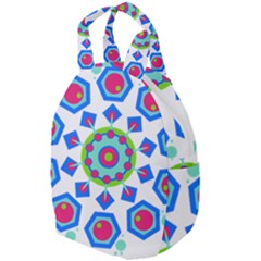 Mandala Geometric Design Pattern Travel Backpacks by Pakrebo