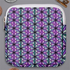 Geometric Patterns Triangle Seamless Mini Square Pouch