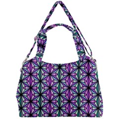 Geometric Patterns Triangle Seamless Double Compartment Shoulder Bag