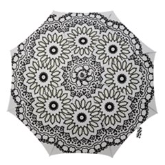 Mandala Kaleidoscope Arts Hook Handle Umbrellas (small) by Pakrebo