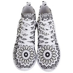 Mandala Kaleidoscope Arts Men s Lightweight High Top Sneakers by Pakrebo