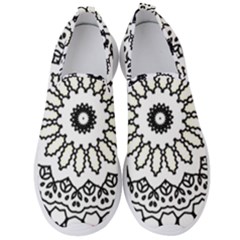 Mandala Kaleidoscope Arts Men s Slip On Sneakers