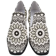 Mandala Kaleidoscope Arts Slip On Heel Loafers