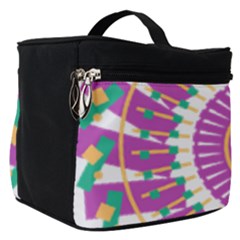 Mandala Geometric Pattern Shapes Make Up Travel Bag (small)