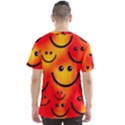 Smile Smiling Face Happy Cute Men s Sports Mesh Tee View2