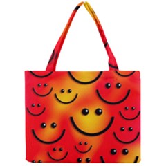 Smile Smiling Face Happy Cute Mini Tote Bag by Pakrebo