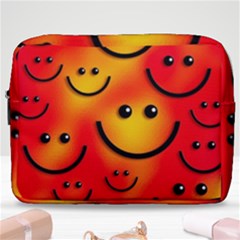 Smile Smiling Face Happy Cute Make Up Pouch (large) by Pakrebo