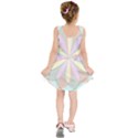 Flower Stained Glass Window Symmetry Kids  Sleeveless Dress View2