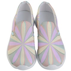 Flower Stained Glass Window Symmetry Men s Lightweight Slip Ons by Pakrebo