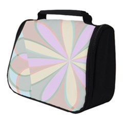 Flower Stained Glass Window Symmetry Full Print Travel Pouch (small)