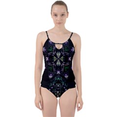 Fractal Fractal Art Texture Cut Out Top Tankini Set by Pakrebo