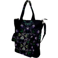 Fractal Fractal Art Texture Shoulder Tote Bag by Pakrebo