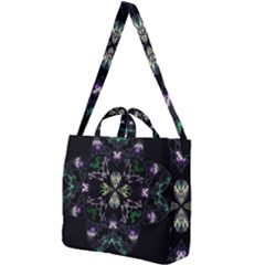 Fractal Fractal Art Texture Square Shoulder Tote Bag