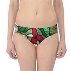 Stained Glass Art Window Church Hipster Bikini Bottoms by Pakrebo