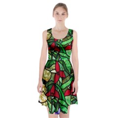 Stained Glass Art Window Church Racerback Midi Dress by Pakrebo