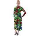 Stained Glass Art Window Church Velvet Maxi Wrap Dress View2