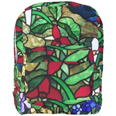 Stained Glass Art Window Church Full Print Backpack by Pakrebo