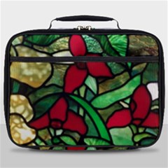 Stained Glass Art Window Church Full Print Lunch Bag by Pakrebo