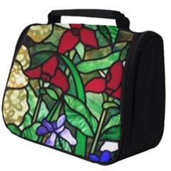 Stained Glass Art Window Church Full Print Travel Pouch (big) by Pakrebo