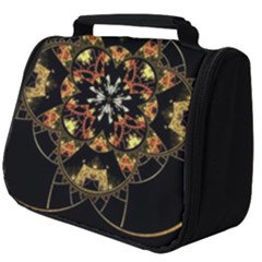 Fractal Stained Glass Ornate Full Print Travel Pouch (big)