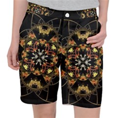 Fractal Stained Glass Ornate Pocket Shorts