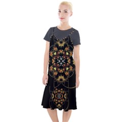 Fractal Stained Glass Ornate Camis Fishtail Dress