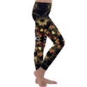 Fractal Stained Glass Ornate Kids  Lightweight Velour Classic Yoga Leggings View3