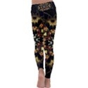 Fractal Stained Glass Ornate Kids  Lightweight Velour Classic Yoga Leggings View4