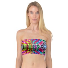 Kaleidoscope Pattern Sacred Geometry Bandeau Top by Pakrebo