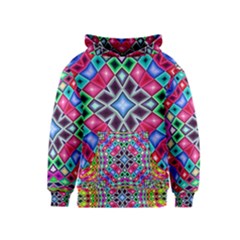 Kaleidoscope Pattern Sacred Geometry Kids  Pullover Hoodie by Pakrebo