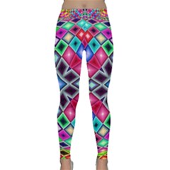 Kaleidoscope Pattern Sacred Geometry Classic Yoga Leggings by Pakrebo