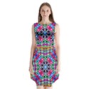 Kaleidoscope Pattern Sacred Geometry Sleeveless Chiffon Dress   View1