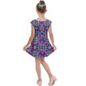 Kaleidoscope Pattern Sacred Geometry Kids  Cap Sleeve Dress View2