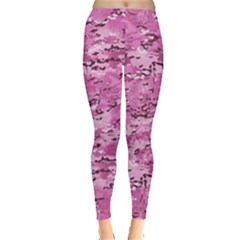 Pink Camouflage Army Military Girl Leggings  by snek