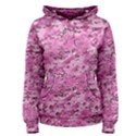 Pink Camouflage Army Military Girl Women s Pullover Hoodie View1