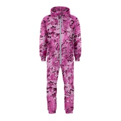 Pink Camouflage Army Military Girl Hooded Jumpsuit (kids) by snek