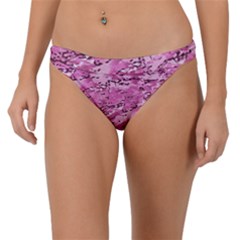 Pink Camouflage Army Military Girl Band Bikini Bottom