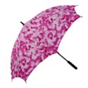 Standard Pink Camouflage Army Military Girl funny pattern Golf Umbrellas View2