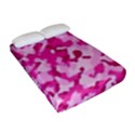 Standard Pink Camouflage Army Military Girl funny pattern Fitted Sheet (Full/ Double Size) View2