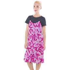 Standard Pink Camouflage Army Military Girl Funny Pattern Camis Fishtail Dress