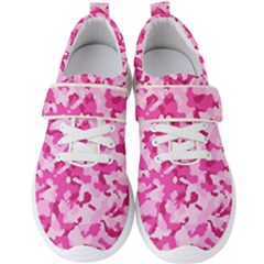 Standard Pink Camouflage Army Military Girl Funny Pattern Men s Velcro Strap Shoes