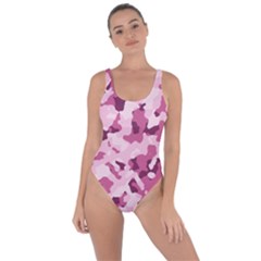 Standard Violet Pink Camouflage Army Military Girl Bring Sexy Back Swimsuit by snek